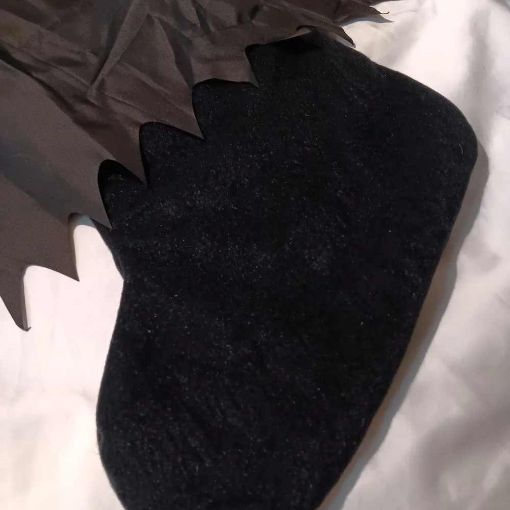Batman Christmas Stocking & Cape Yellow Cuff DC Comics Prima Creations 2015 EUC